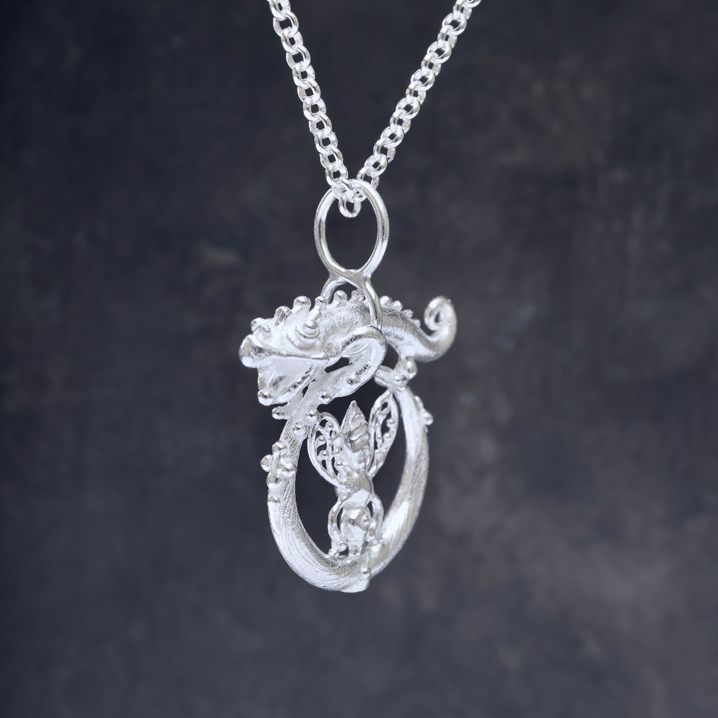 86.BASILISK Silver Neckless / 23P99