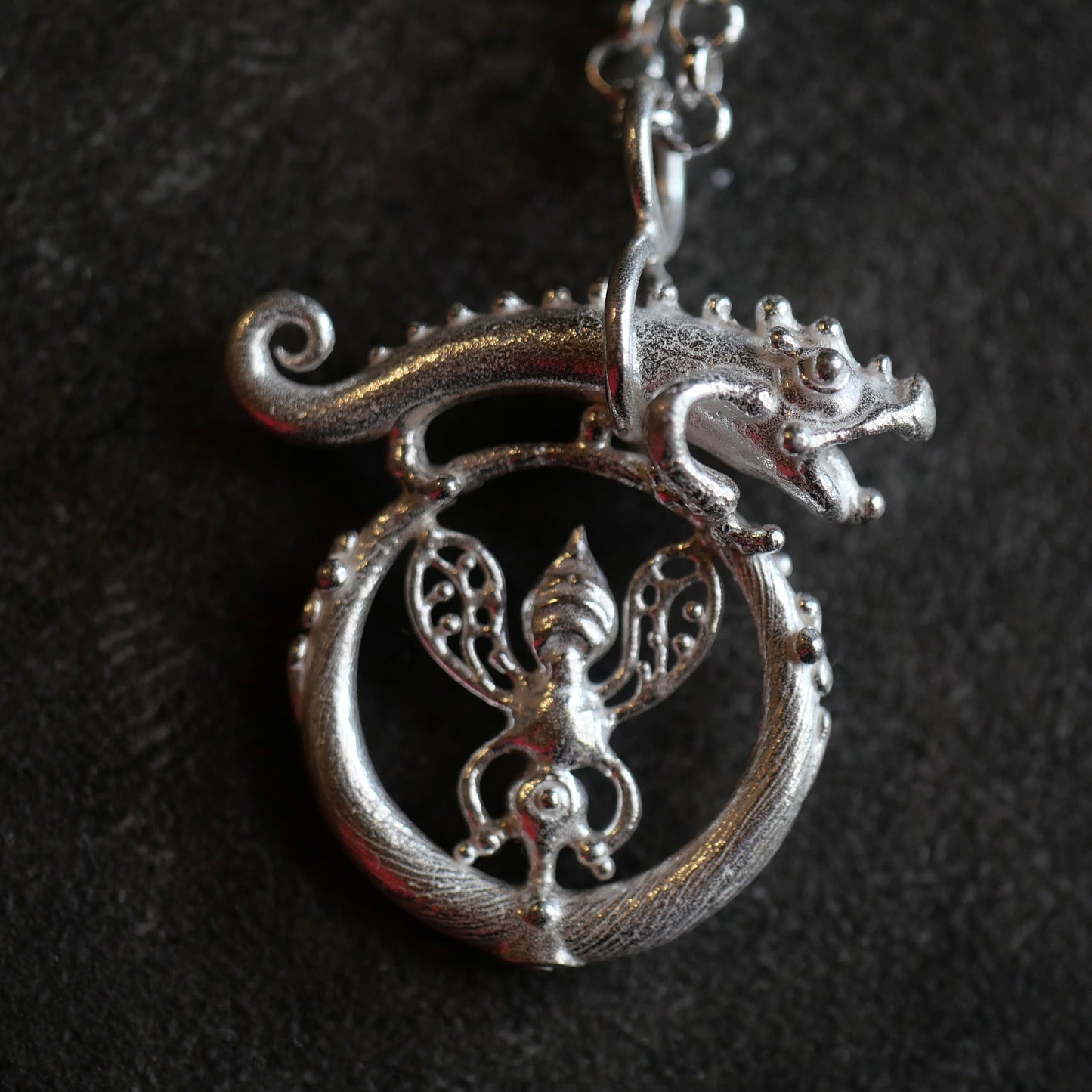86.BASILISK Silver Neckless / 23P99