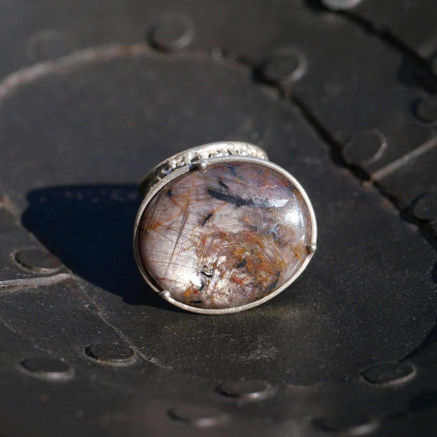 16. Sapphire Silver Ring / 22R-246