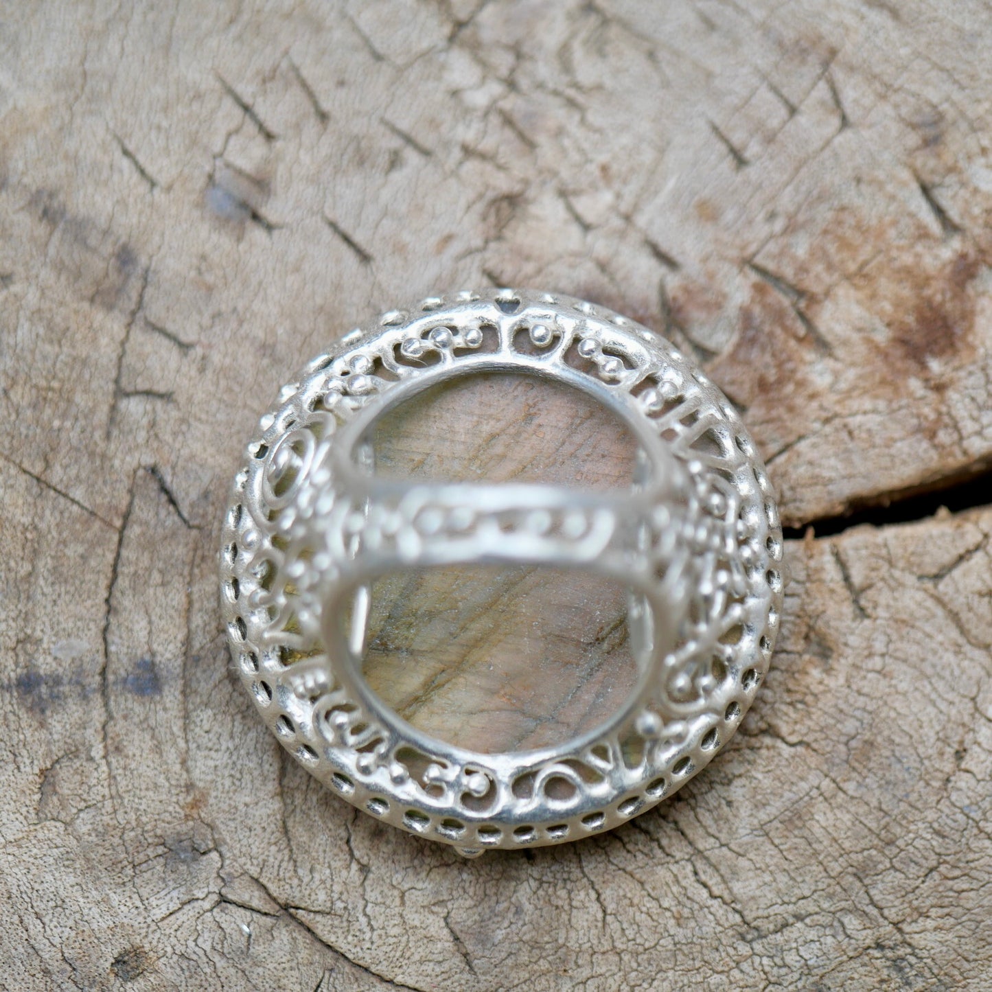 18. Labradorite Silver Ring / 22R-23