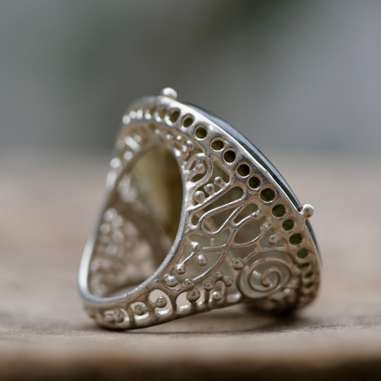 18. Labradorite Silver Ring / 22R-23