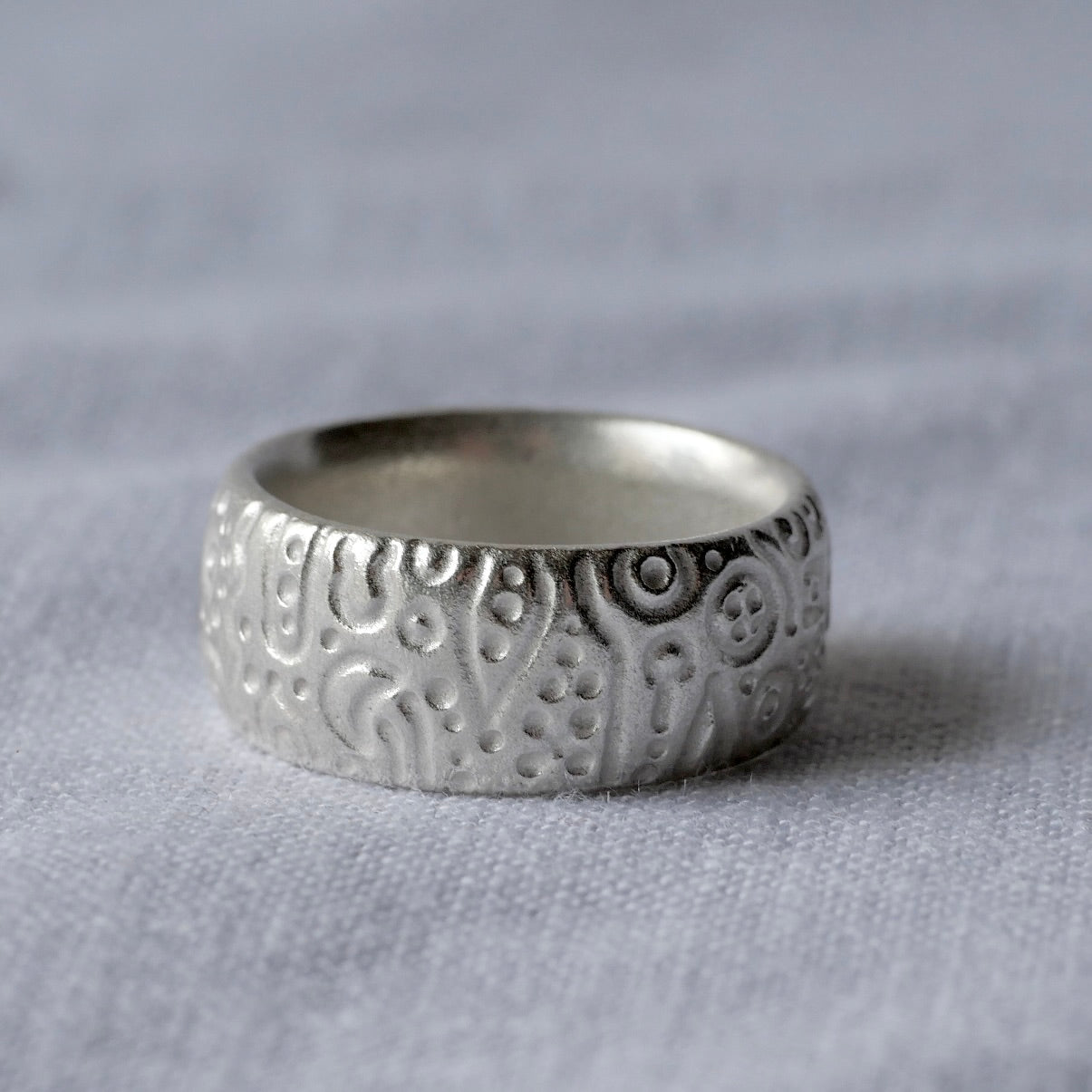 63. Silver Ring [Kimono OBI]  / 23R-obi