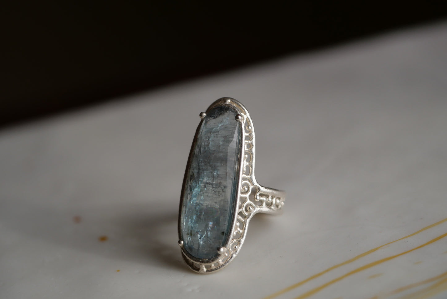 74. Kyanite Ring / 24R-9