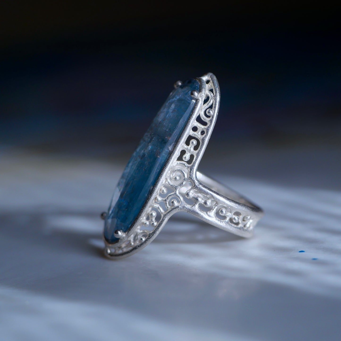 74. Kyanite Ring / 24R-9