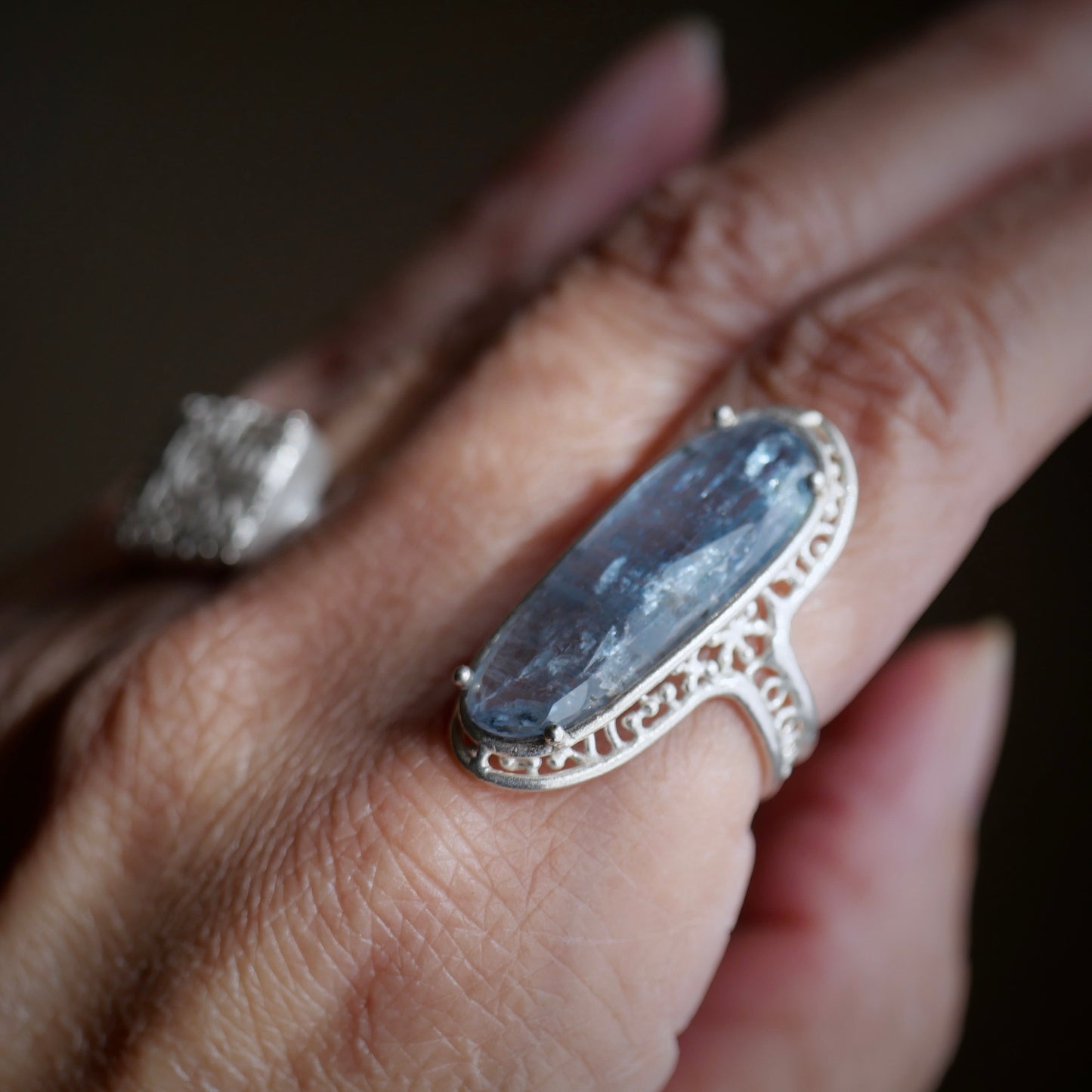 74. Kyanite Ring / 24R-9