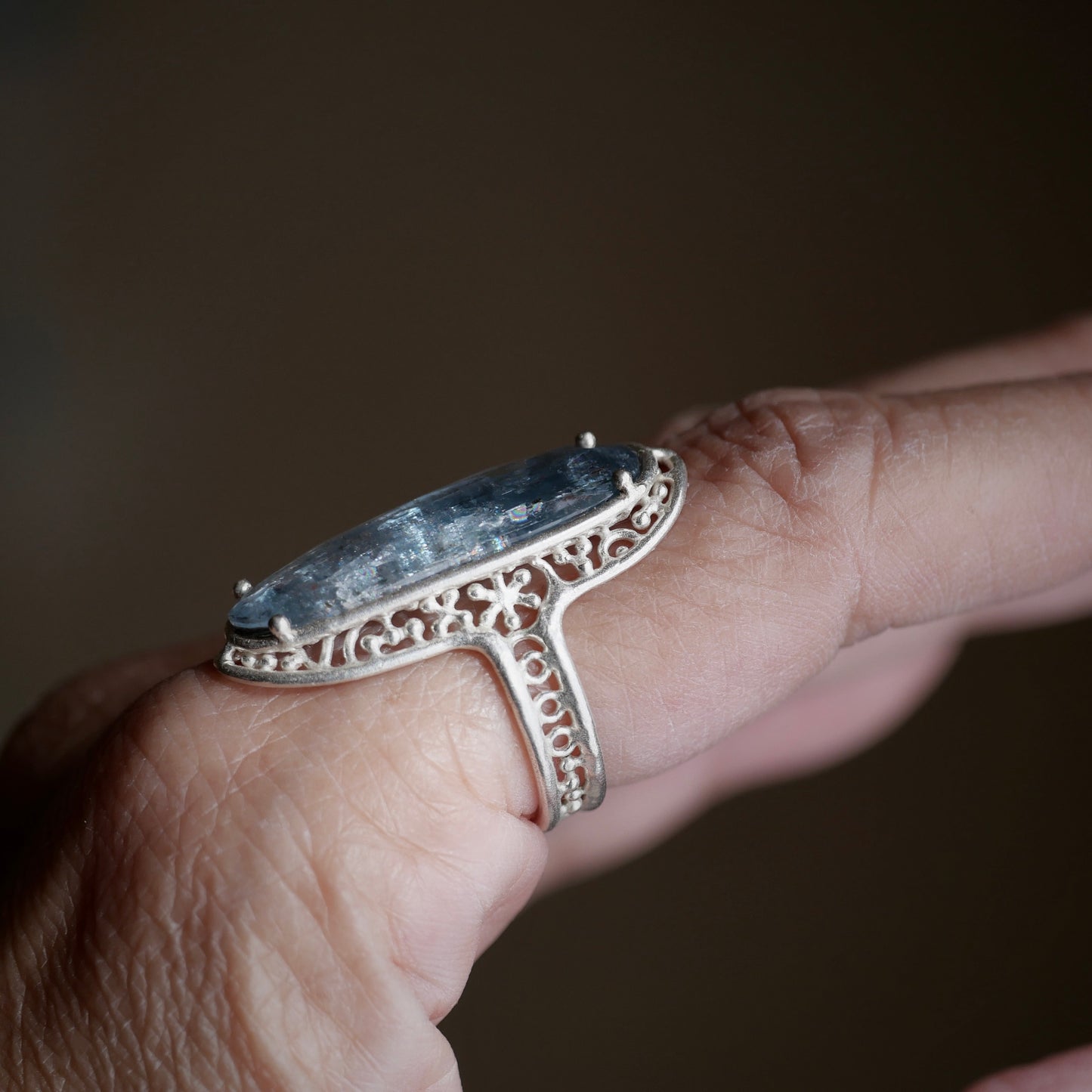 74. Kyanite Ring / 24R-9