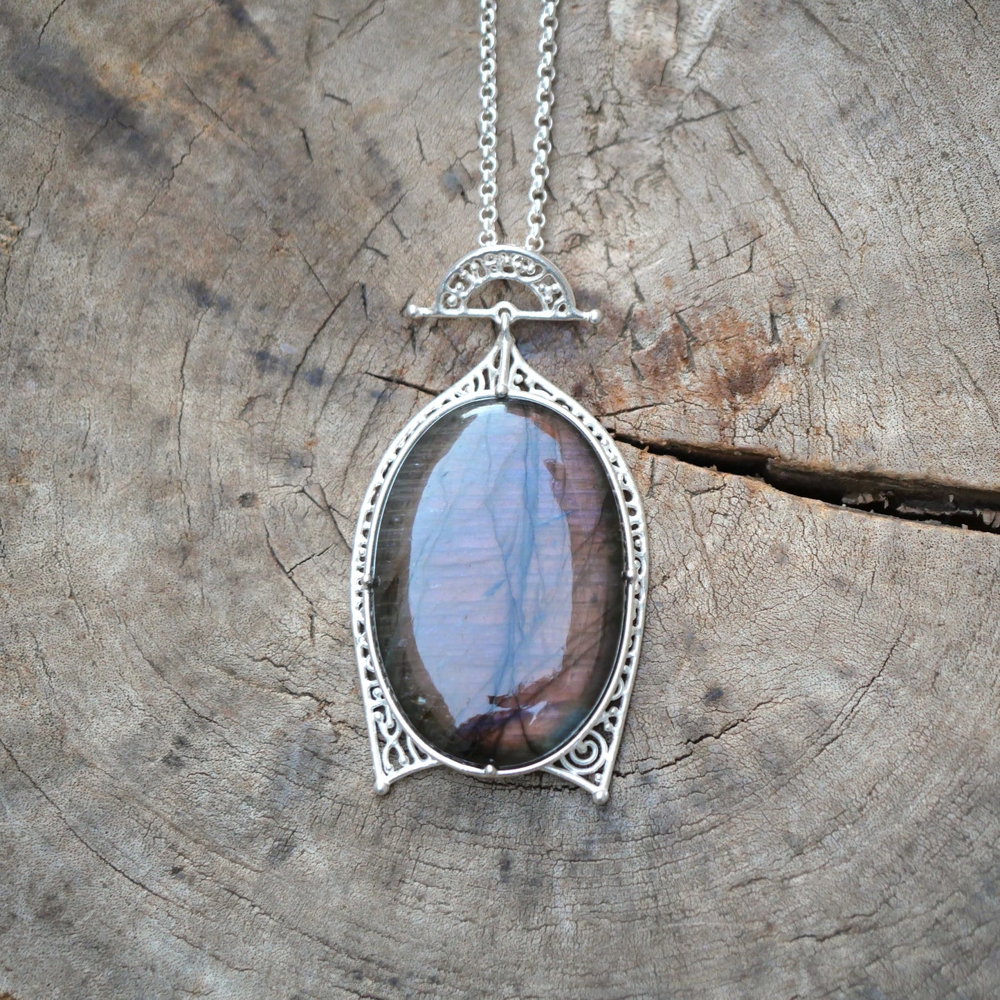 8. Labradorite pendant / P-6