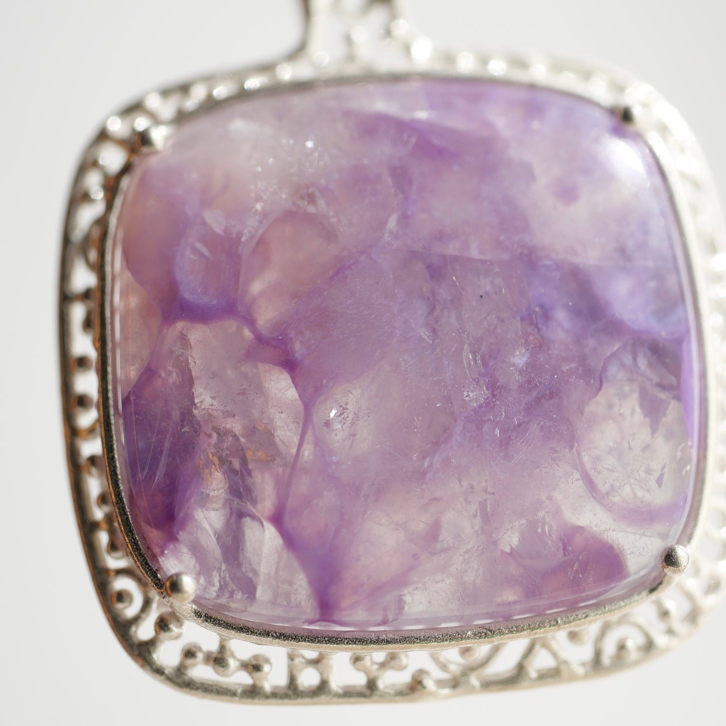 30. Charoite in Quartz Neckless / 22P-120