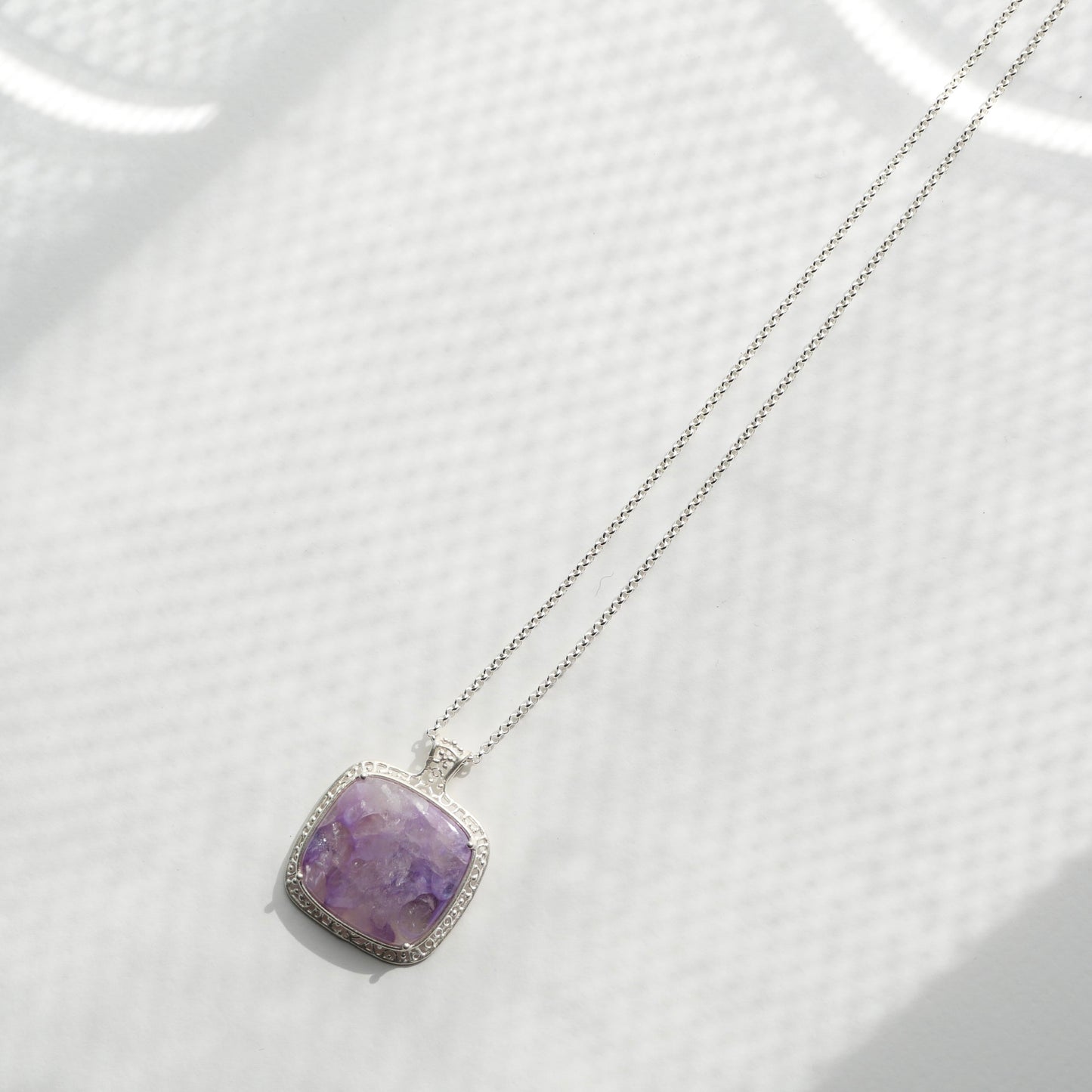 30. Charoite in Quartz Neckless / 22P-120